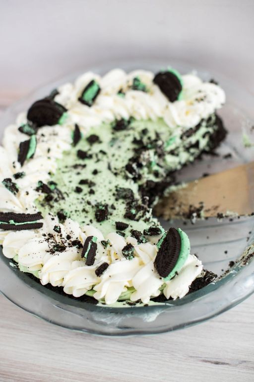 Oreo Mint Chocolate Pie