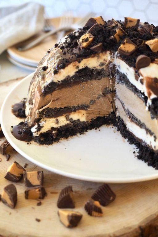 Oreo Mud Pie Ice Cream Cake