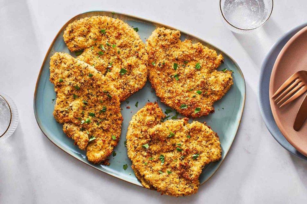 Oven-Baked Turkey Cutlets with Panko Breadcrumbs