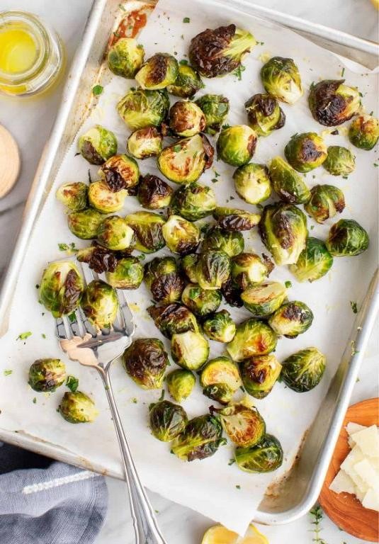 Oven-Roasted Brussels Sprouts