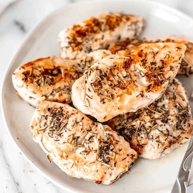 Oven-Roasted Turkey Cutlets with Rosemary and Thyme