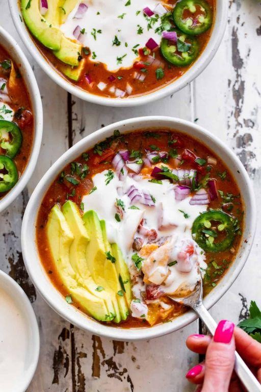 Paleo Chicken Tortilla-less Soup