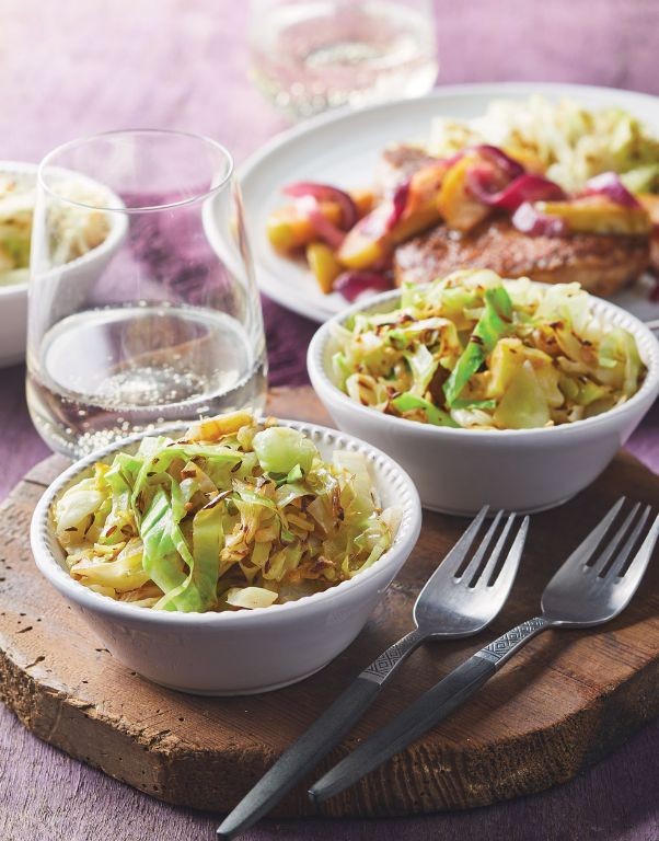 Pan-Fried German Cabbage with Caraway Seeds