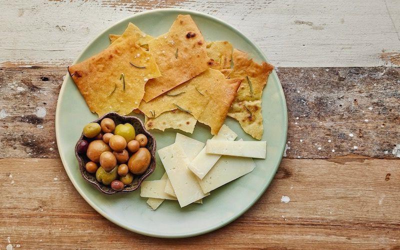 Pane Carasau with Rosemary and Sea Salt