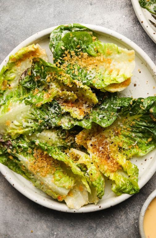 Panko Cod Caesar Salad