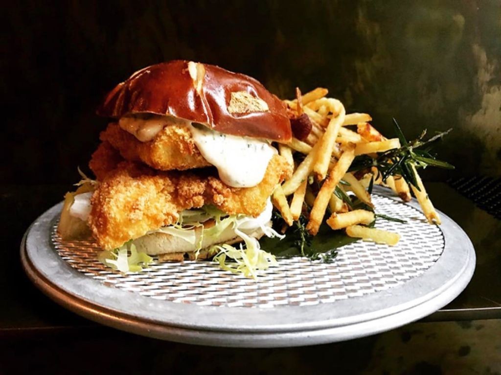 Panko Cod Sandwich with Tartar Sauce