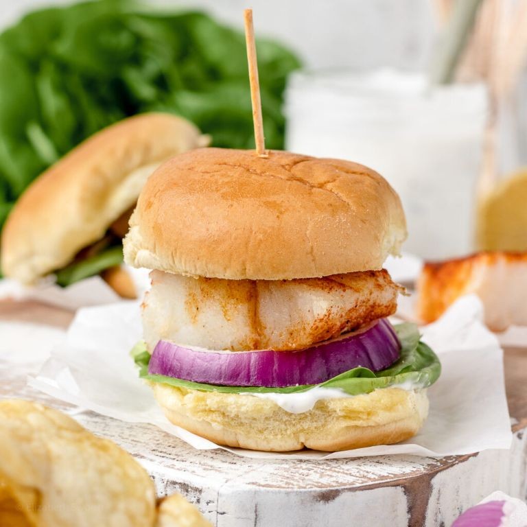 Panko Cod Sliders with Pickled Onions