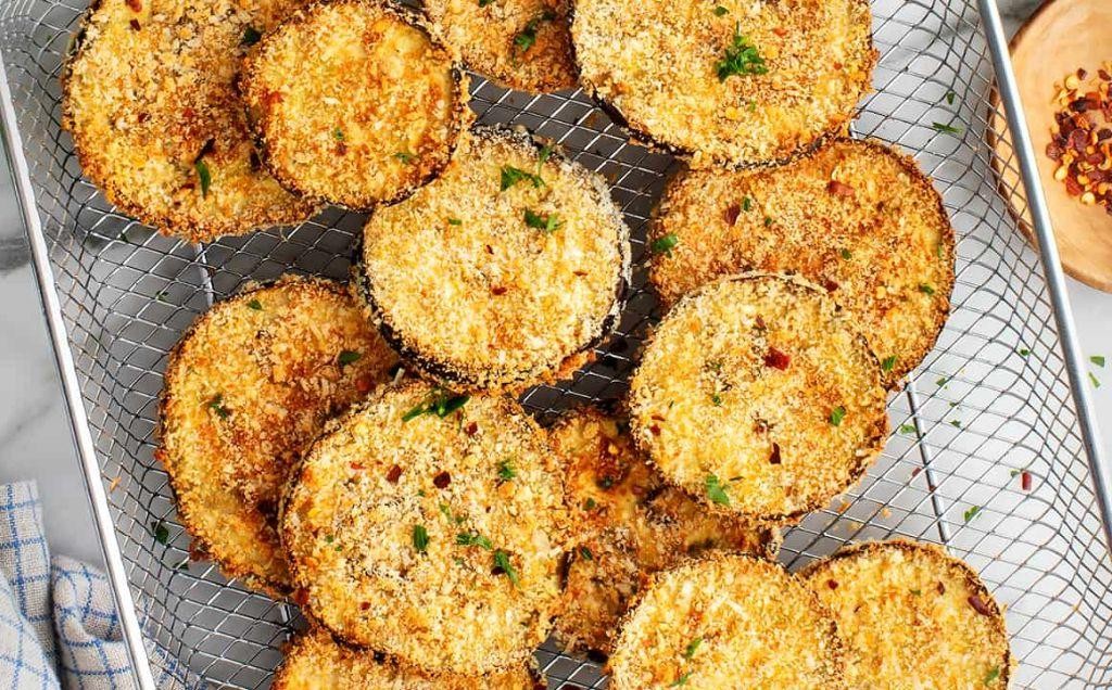 Panko-Crusted Air Fryer Eggplant