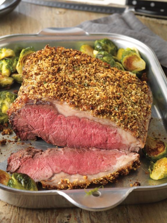 Parmesan Crusted Ribeye Roast
