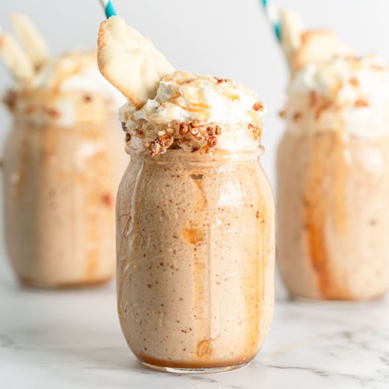 Peach Cobbler Protein Smoothie
