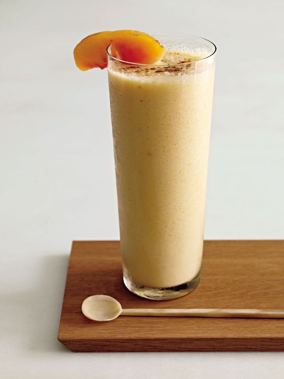 Peach Lassi with Vanilla