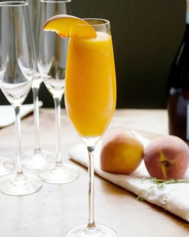 Peach Thyme Bellini