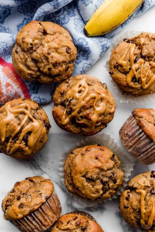 Peanut Butter Banana Lowfat Muffins