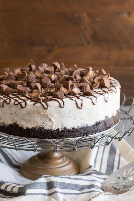 Peanut Butter Cup Ice Cream Cake