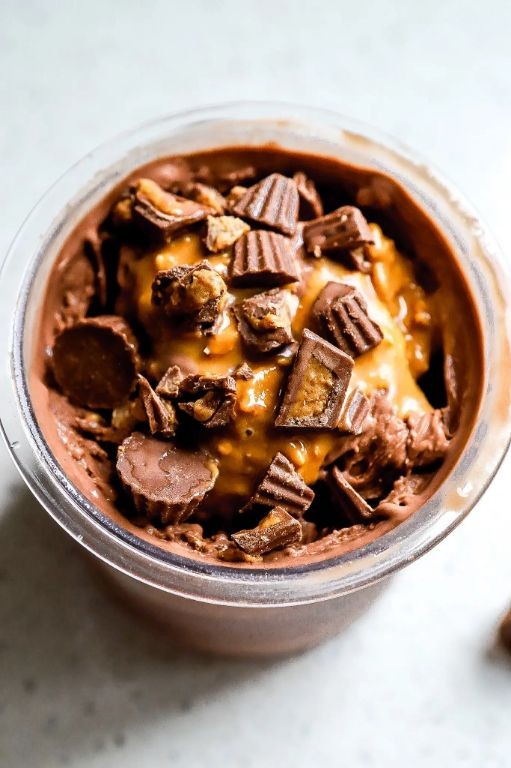 Peanut Butter Cup Protein Ice Cream