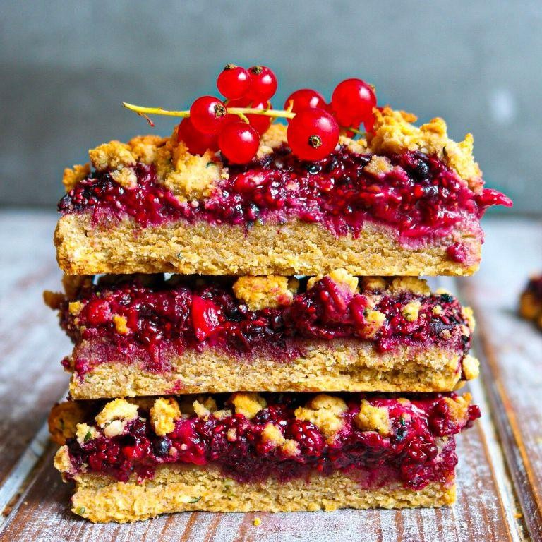 Peanut Butter Jelly Chia Seed Bars