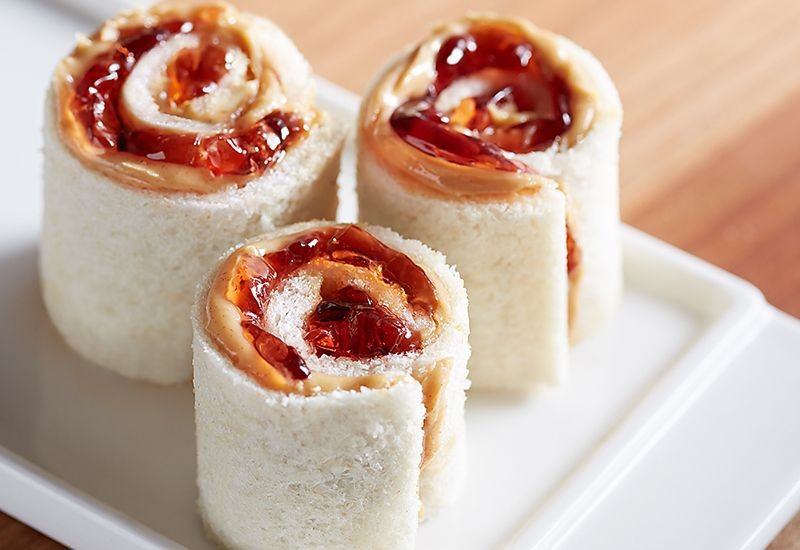 Peanut Butter and Jelly Roll-Ups