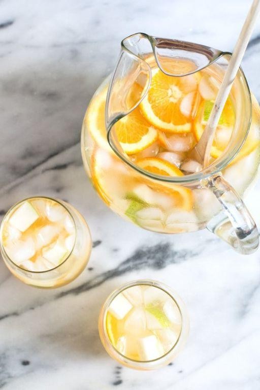 Pear and Ginger White Sangria