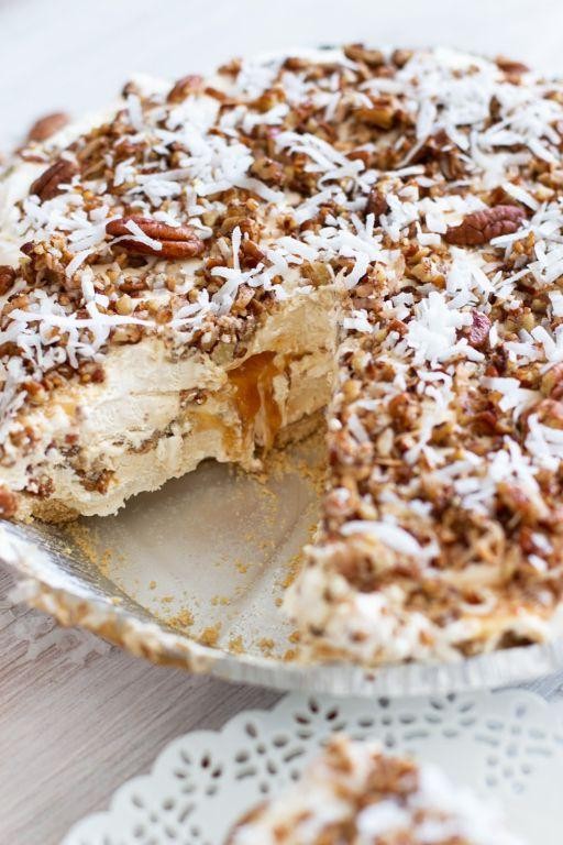 Pecan Pie Ebelskiver with Caramel Drizzle