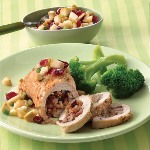 Pecan and Cranberry Stuffing Stuffed Chicken Breast