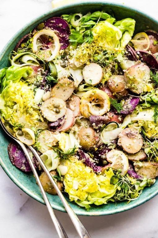 Pesto Drizzle Wedge Salad