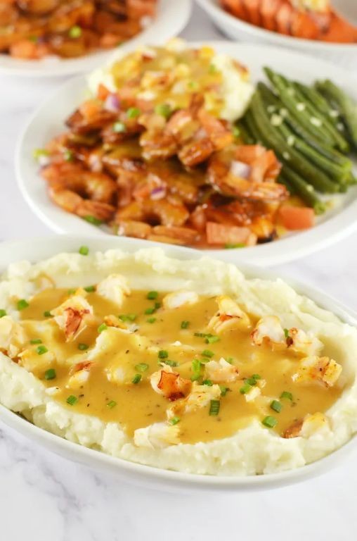 Pesto Swirl Red Lobster Mashed Potatoes