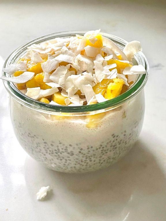 Pineapple Coconut Chia Seed Salad