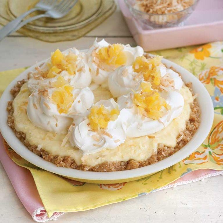 Pineapple Coconut Cream Pie