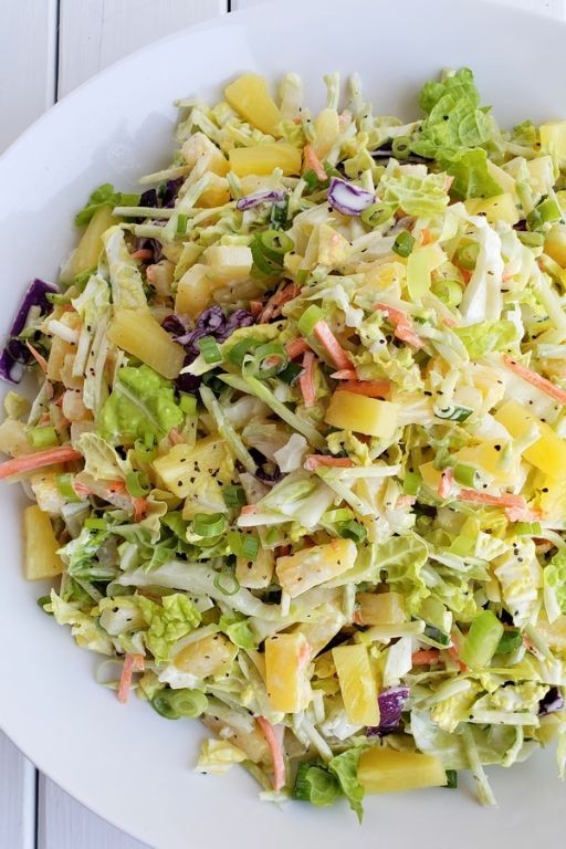 Pineapple Coleslaw