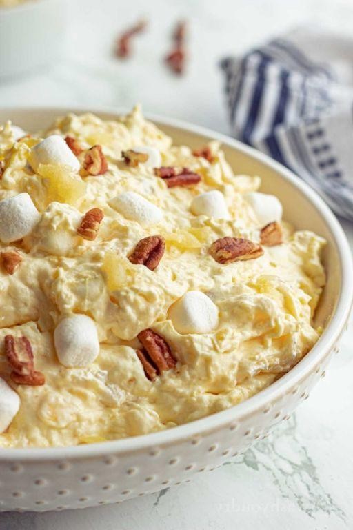 Pineapple Gelatin Fluff Salad