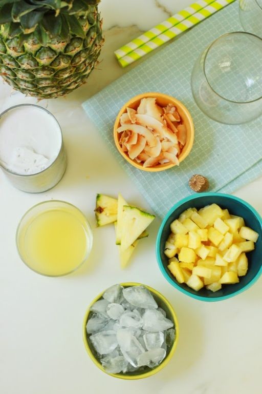 Pineapple Lassi with Coconut