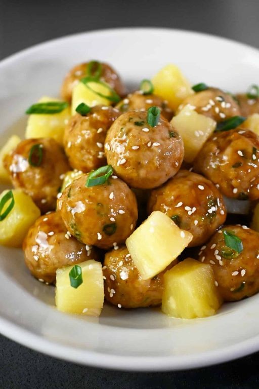 Pineapple Teriyaki Meatballs
