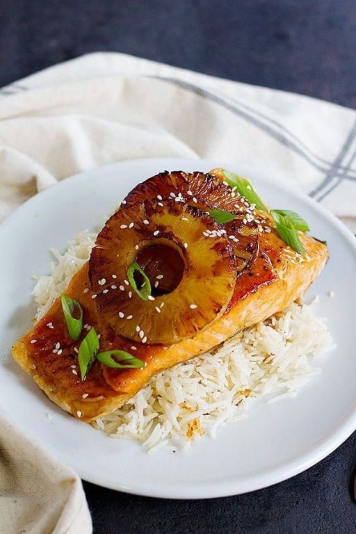 Pineapple Teriyaki Salmon