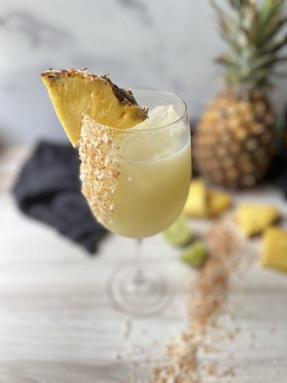 Pineapple and Coconut White Sangria