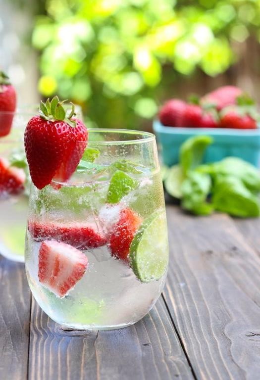 Pink Whitney Strawberry Basil Cooler