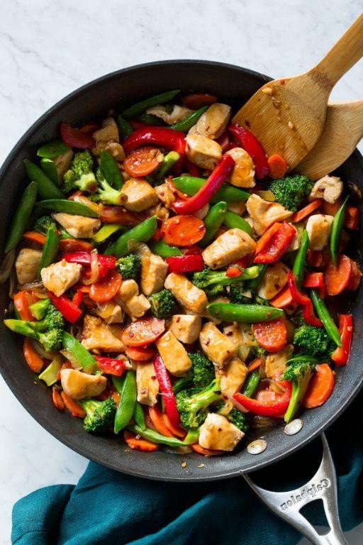 Polish Chicken and Vegetable Stir-Fry
