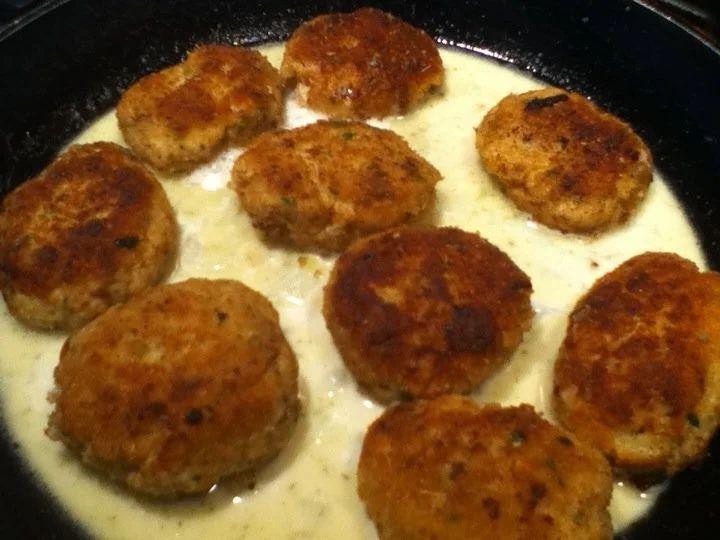 Polish-style Fried Chicken with Dill Sauce