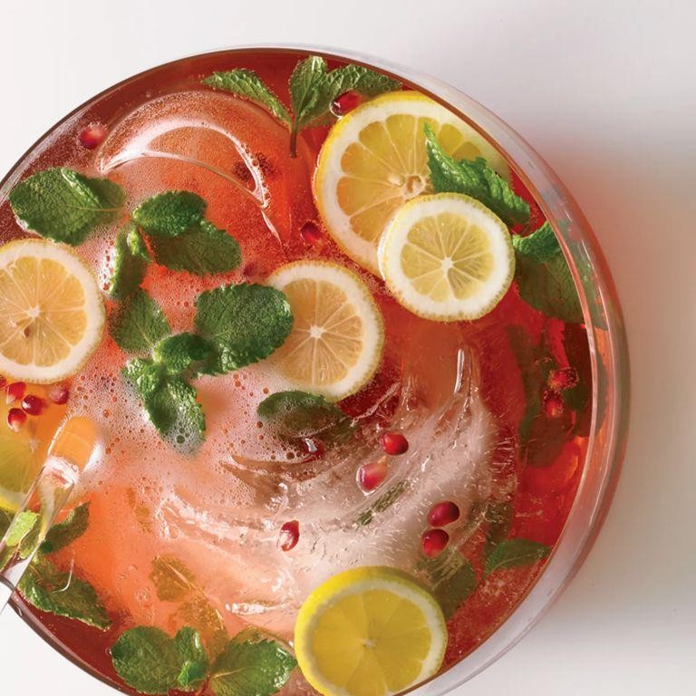 Pomegranate Champagne Punch