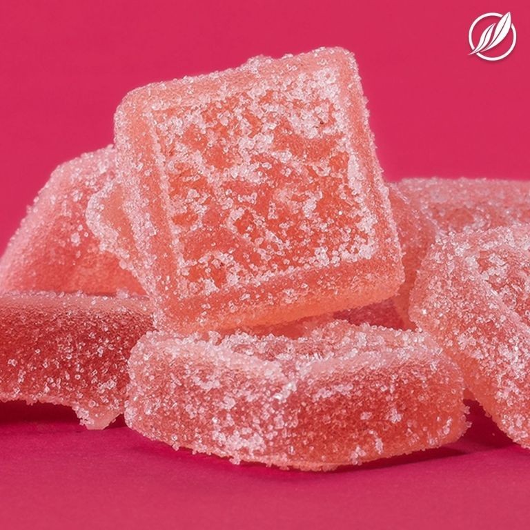 Pomegranate Punch THC Gummies with Coconut Oil