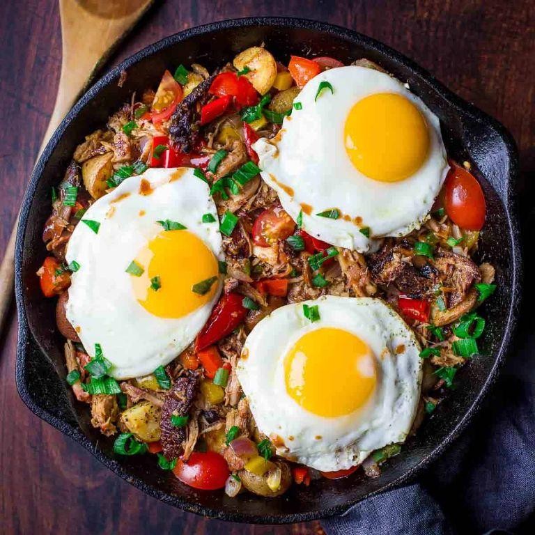 Pork BBQ Breakfast Hash