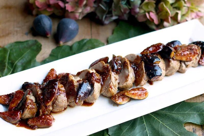 Pork Tenderloin with Fig and Balsamic Glaze