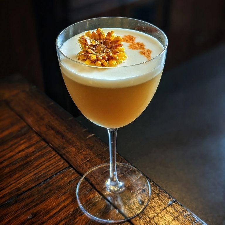 Port Light with Bourbon and Passionfruit