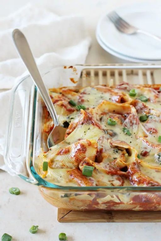 Potato and Kale Stuffed Shells