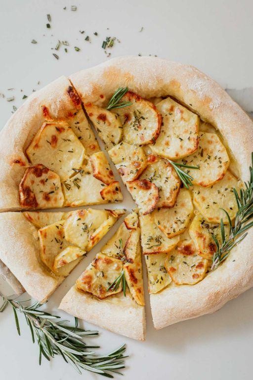 Potato and Rosemary Neapolitan Pizza