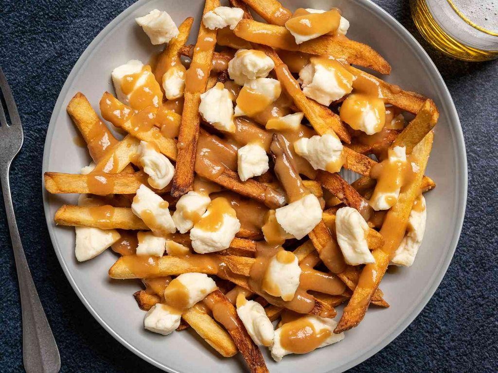 Poutine with Homemade Gravy and Cheese Curds
