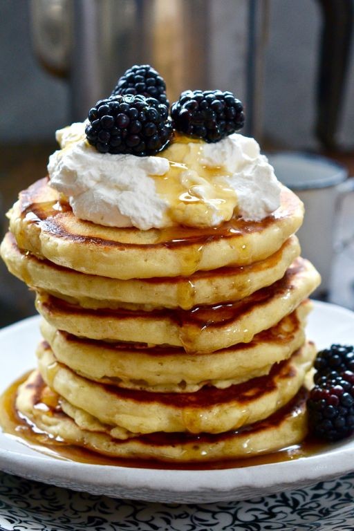 Prison-Style Pancakes with Syrup