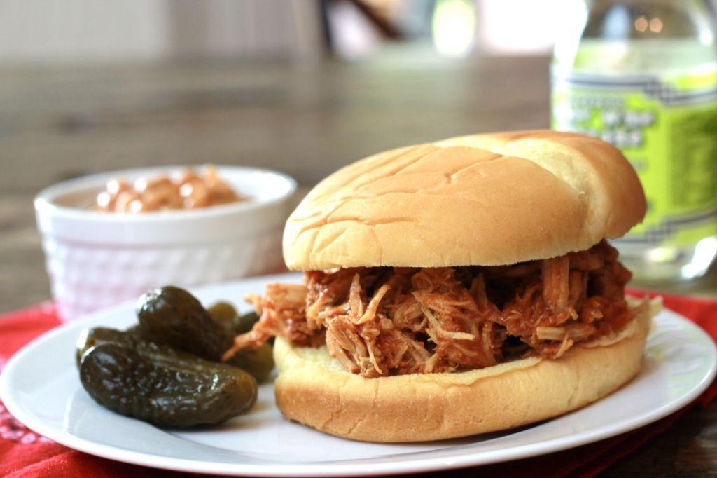 Pulled Pork Manwich Sandwich