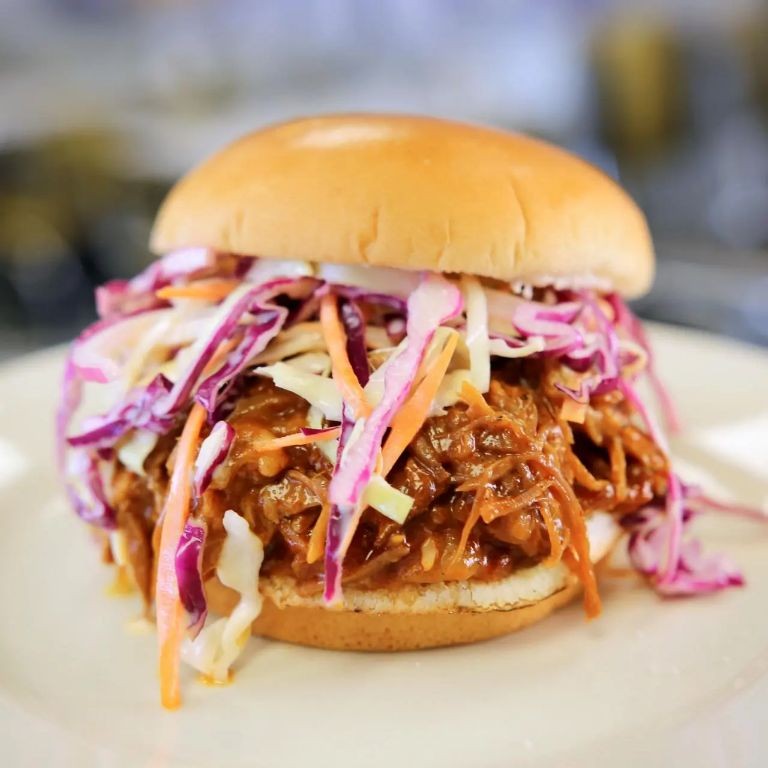 Pulled Pork Sandwiches with Coleslaw