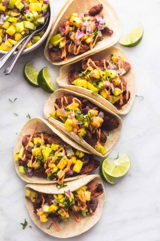 Pulled Pork Tacos with Pineapple Salsa