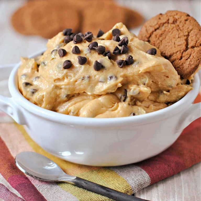 Pumpkin Cookie Dough Dip